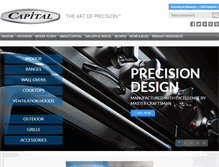 Tablet Screenshot of capital-cooking.com